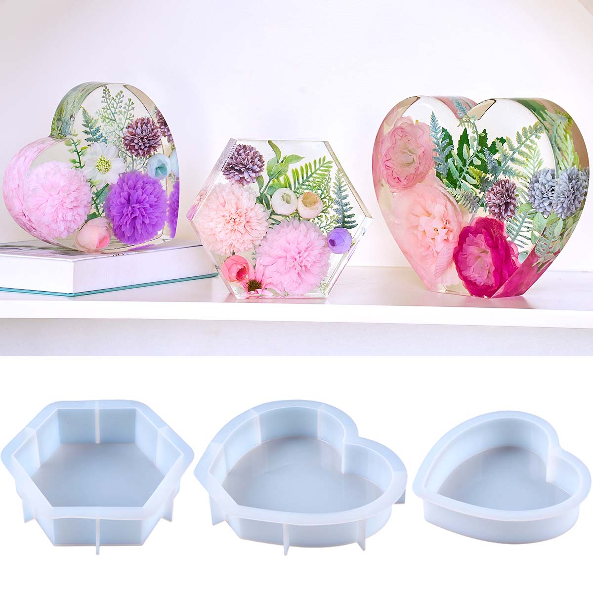 Large Love Silicone Mold DIY H - огляд і ціна Resin Craft Ideas