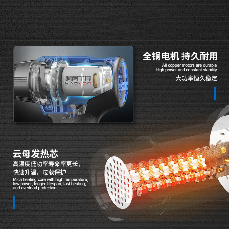 Lithium battery heat gun recha - огляд і ціна Heat Gun Small