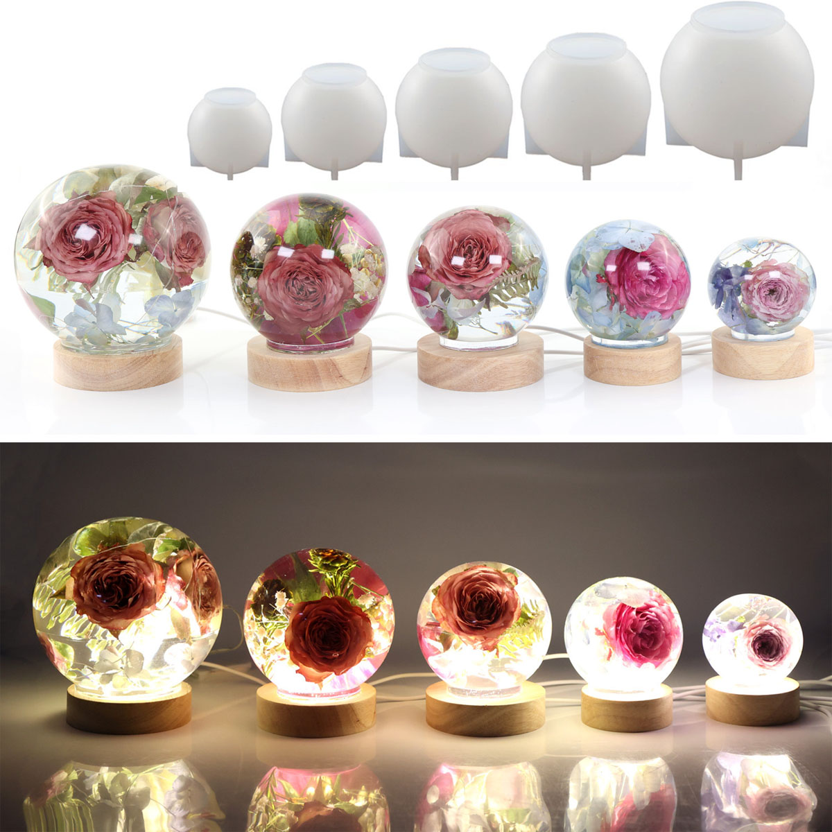 65-120mm Sphere Ball Silicone  - огляд і ціна Resin Craft Ideas