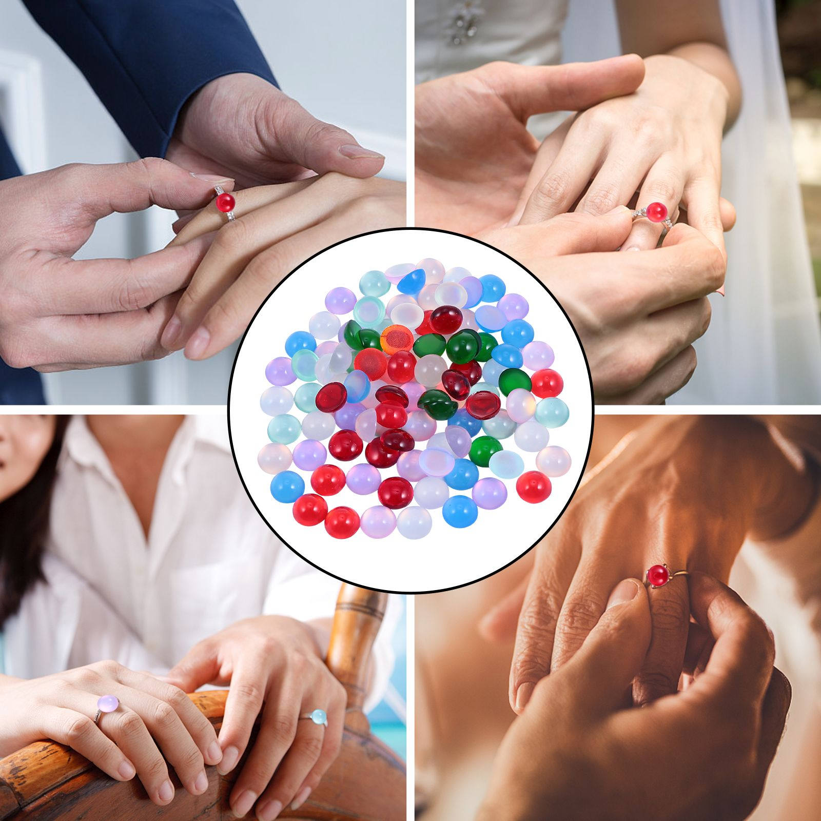 100Pcs Excellent Imitation Opa - огляд і ціна Resin Crafts Diy