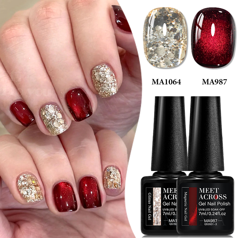 2pcs Magnetic Gel & Glitter Ge - огляд і ціна Resin Glitter Pack