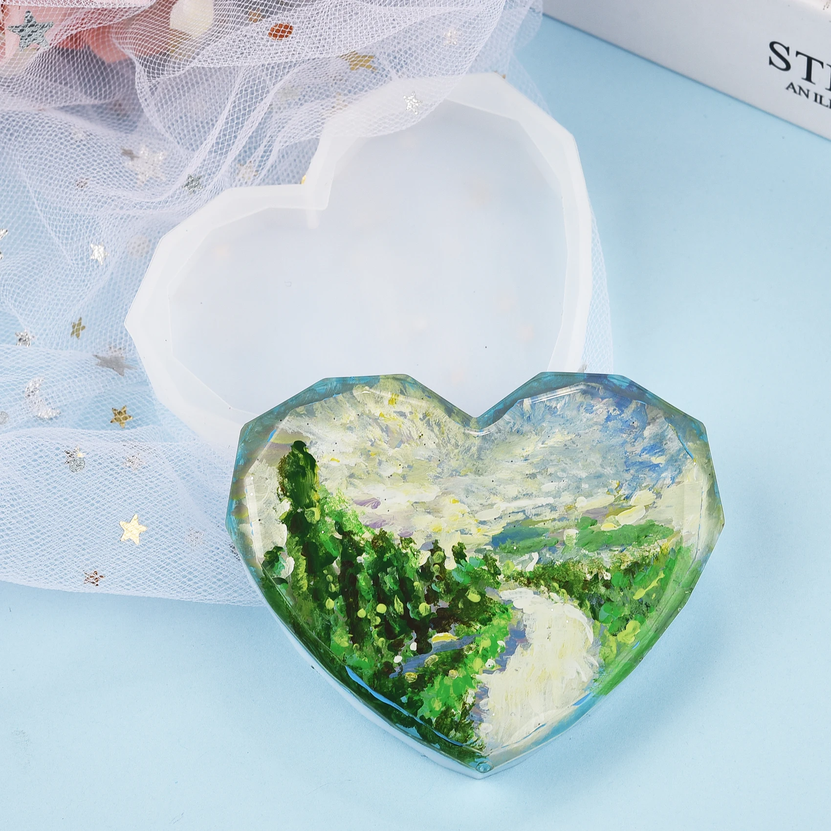 Resin Coaster Silicone Mold Ca - огляд і ціна Coaster Mold Round