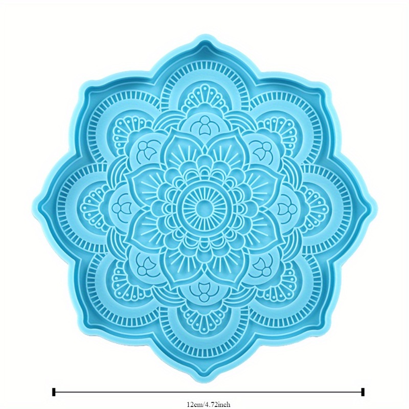 Mandala Coaster Silicone Mold  - огляд і ціна Resin Craft Ideas