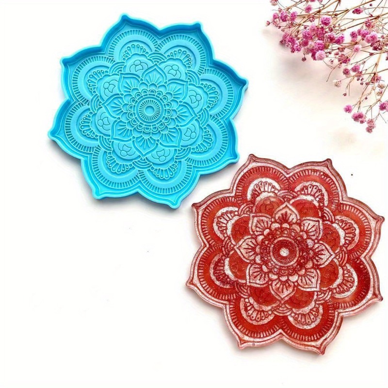 Mandala Coaster Silicone Mold  - огляд і ціна Resin Craft Ideas
