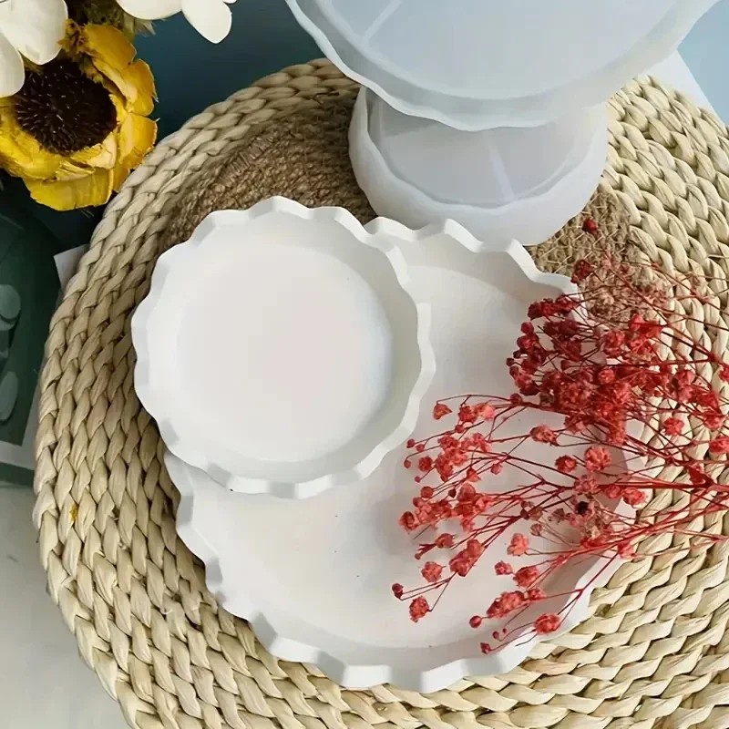 Wonderful Silicone Jewelry Tra - огляд і ціна Coaster Mold Round